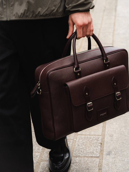 The Brief - Bordeaux Calf Grain