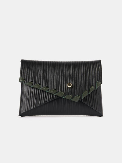 The Mini Purse - Black 1914 Grain