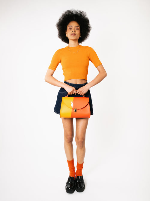 The Hiding Miffy Poppy - Carrot Orange, Windsor Tan & Brilliant White