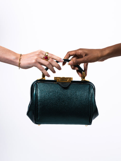 The Mini Sophie - Metallic Emerald