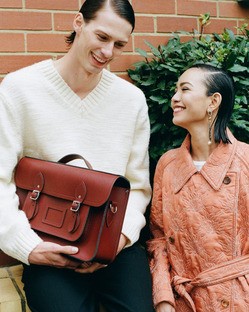 The 15 Inch Batchel - Oxblood - Cambridge Satchel