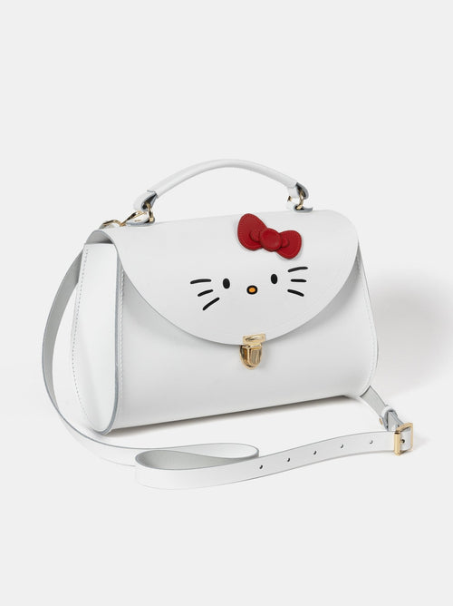 The Hello Kitty Poppy Bag - Brilliant White - Cambridge Satchel