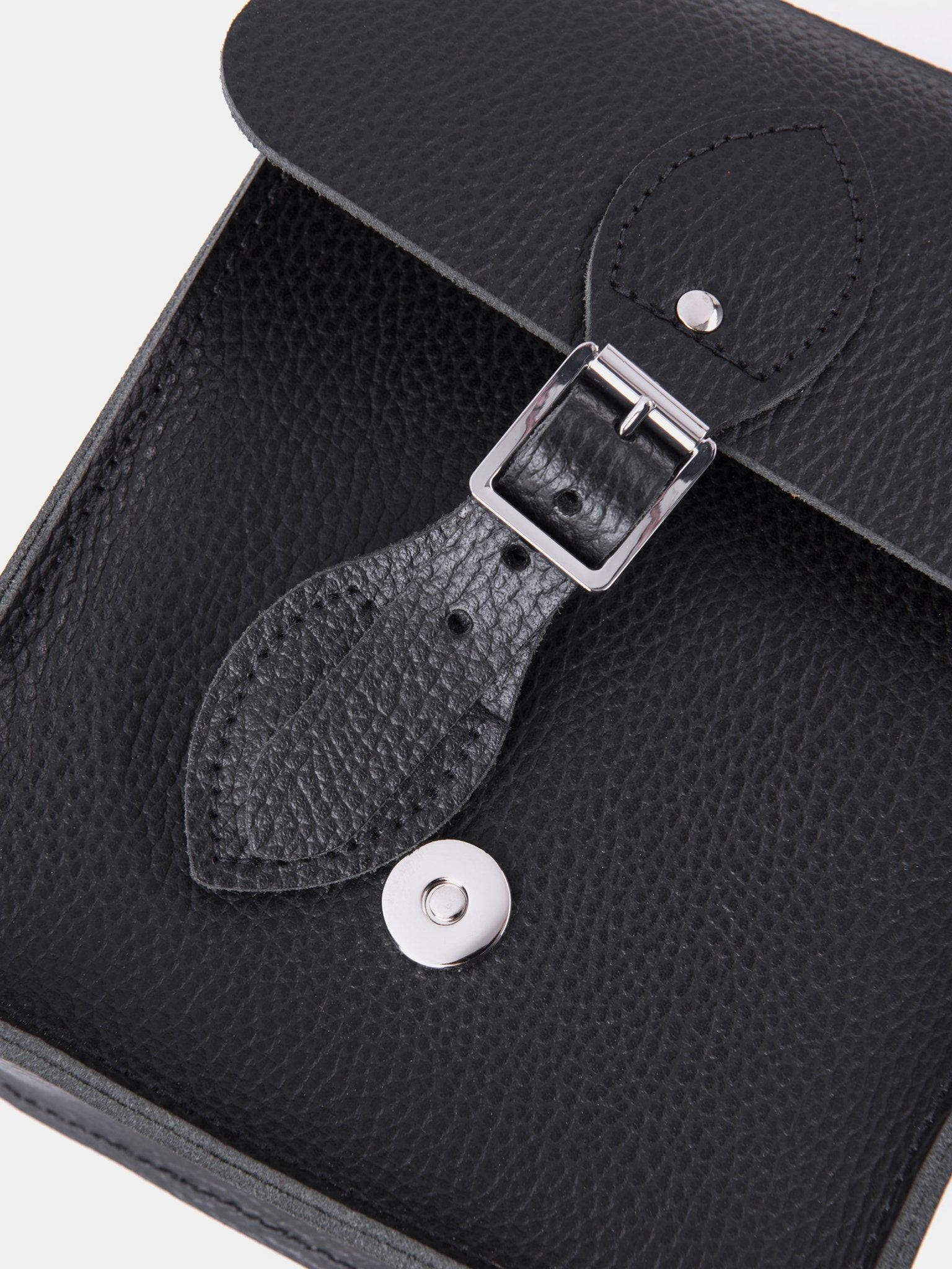 The Binocular Bag - Black Celtic Grain - The Cambridge Satchel Company UK Store