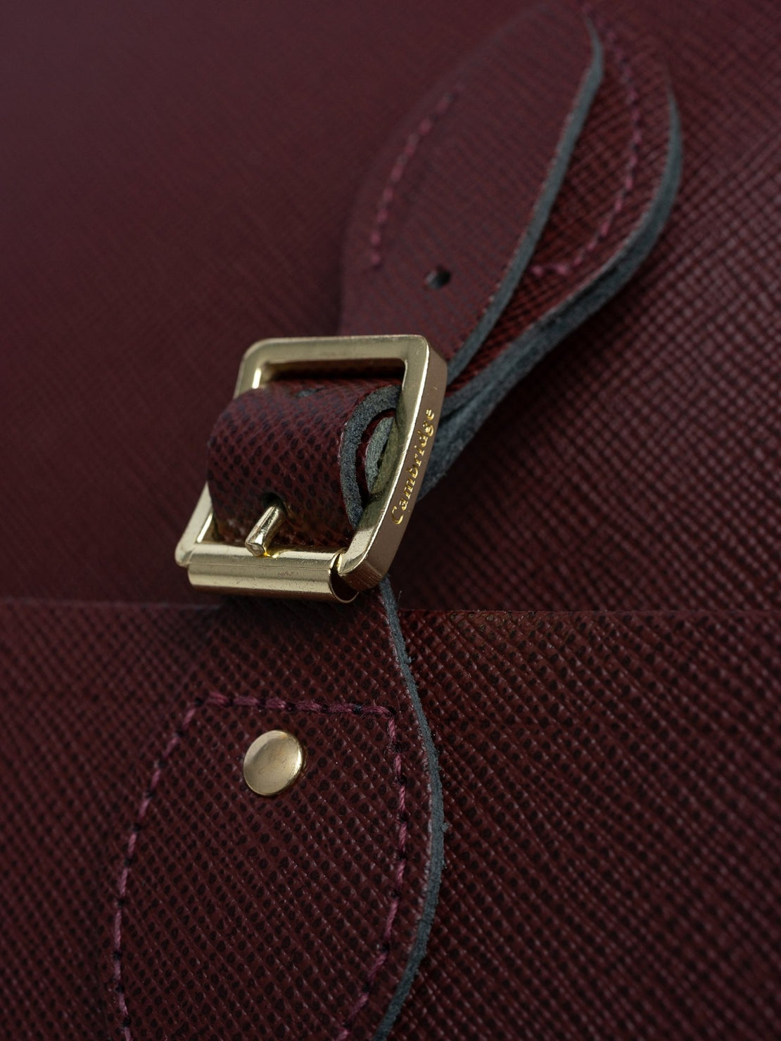 The Briefcase - Oxblood Saffiano - Cambridge Satchel