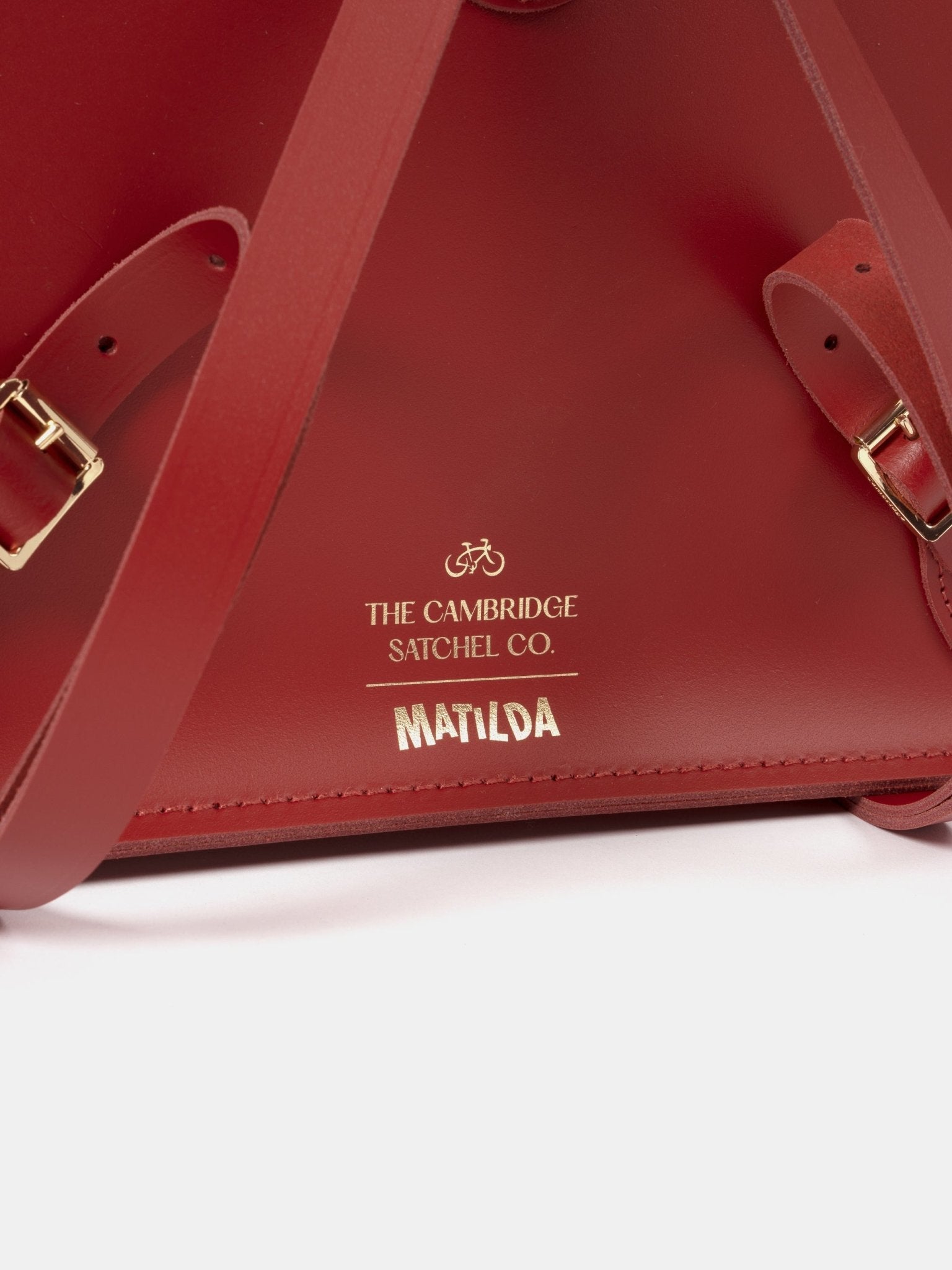 The Matilda Batchel Backpack - Red