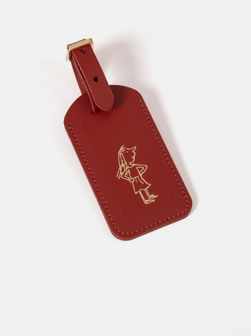 The Matilda Luggage Tag - Red