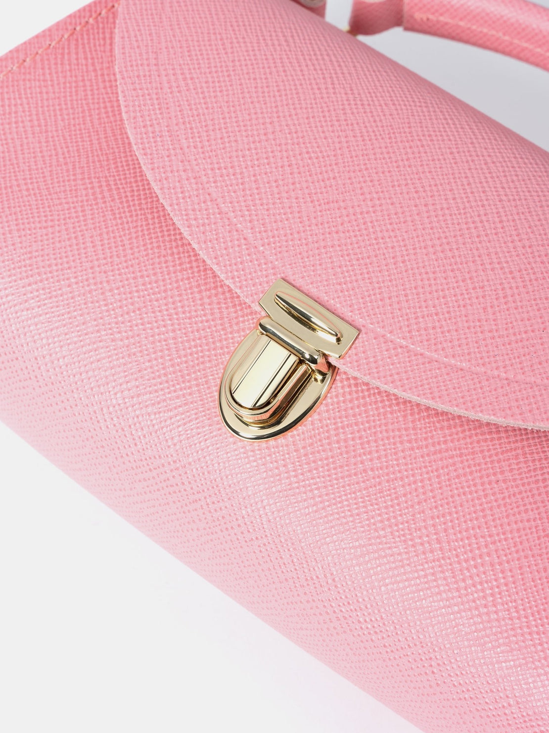 The Mini Poppy - Salmon Pink Saffiano - The Cambridge Satchel Co.