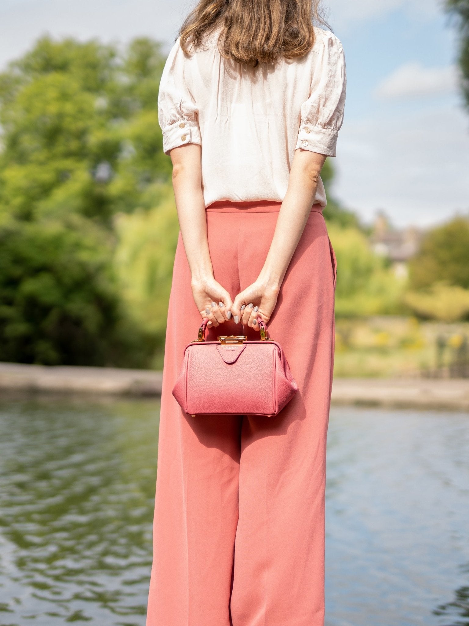 The Mini Sophie - Rose Matte Calf Grain - The Cambridge Satchel Company UK Store