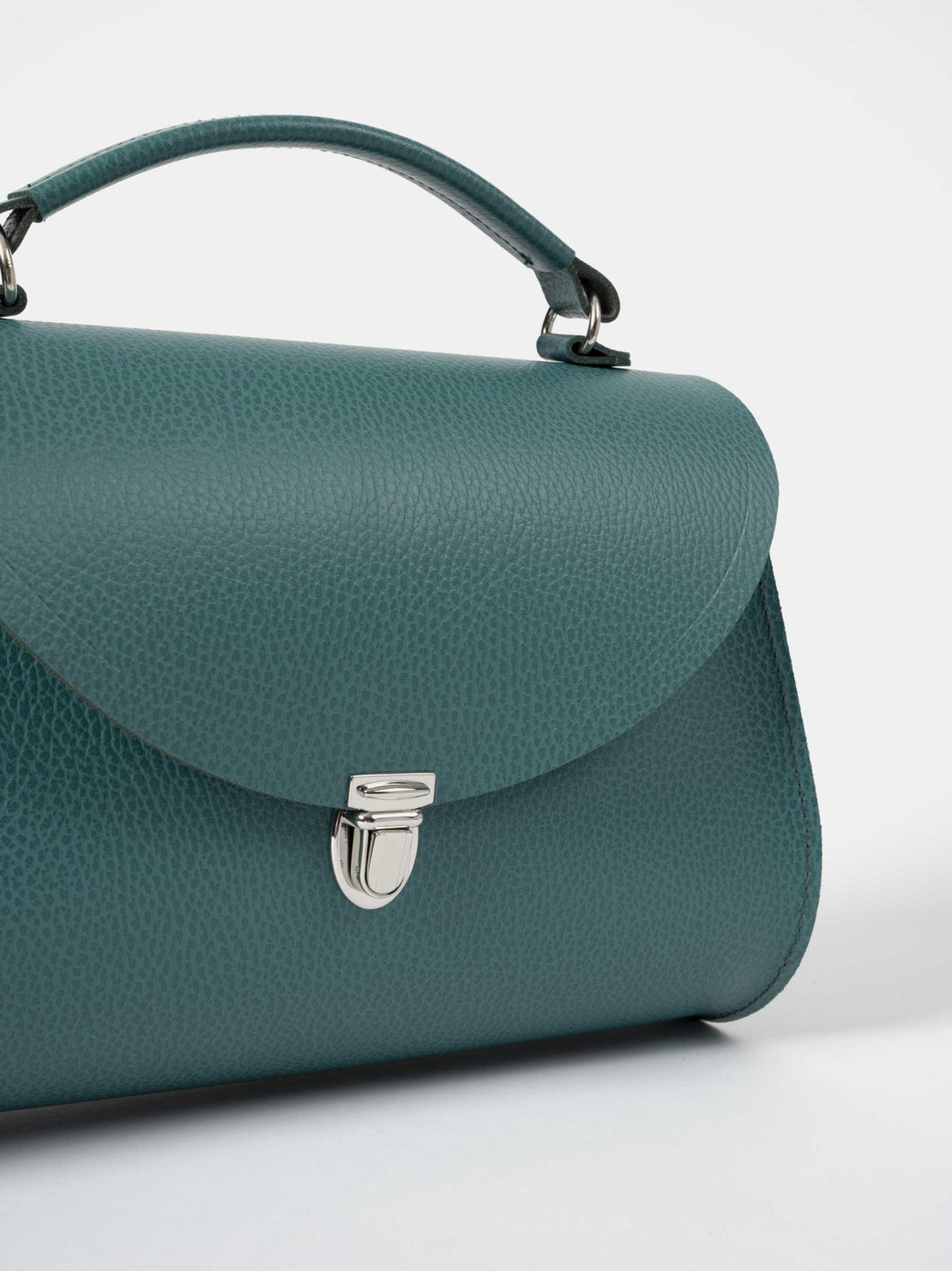 The Poppy - Lagoon Matte Celtic Grain - The Cambridge Satchel Company UK Store