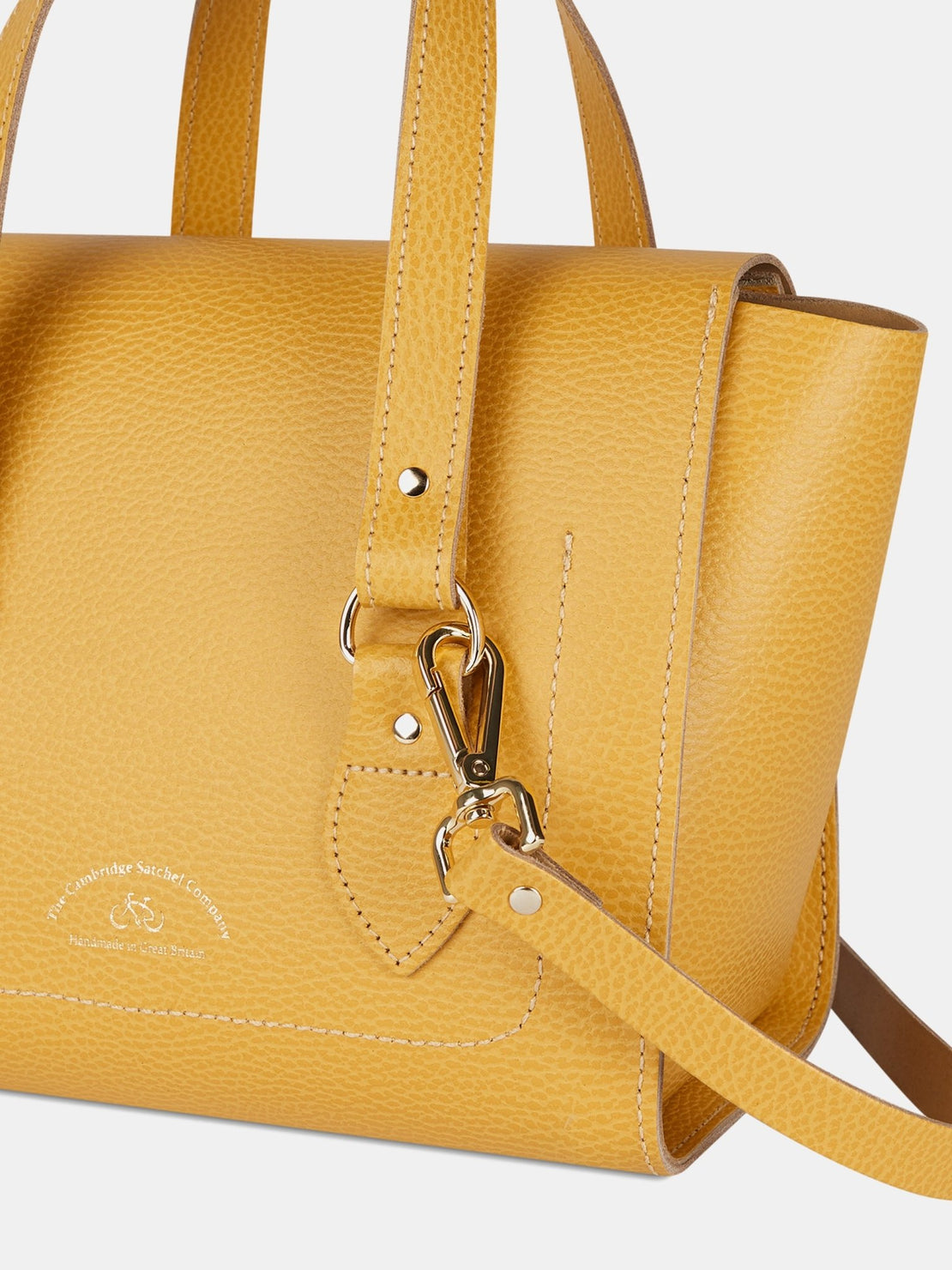 The Small Emily - Indian Yellow Celtic Grain - The Cambridge Satchel Company UK Store