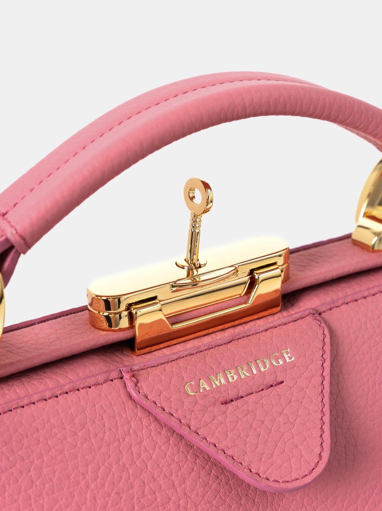 The Sophie - Rose Matte Calf Grain - The Cambridge Satchel Co.