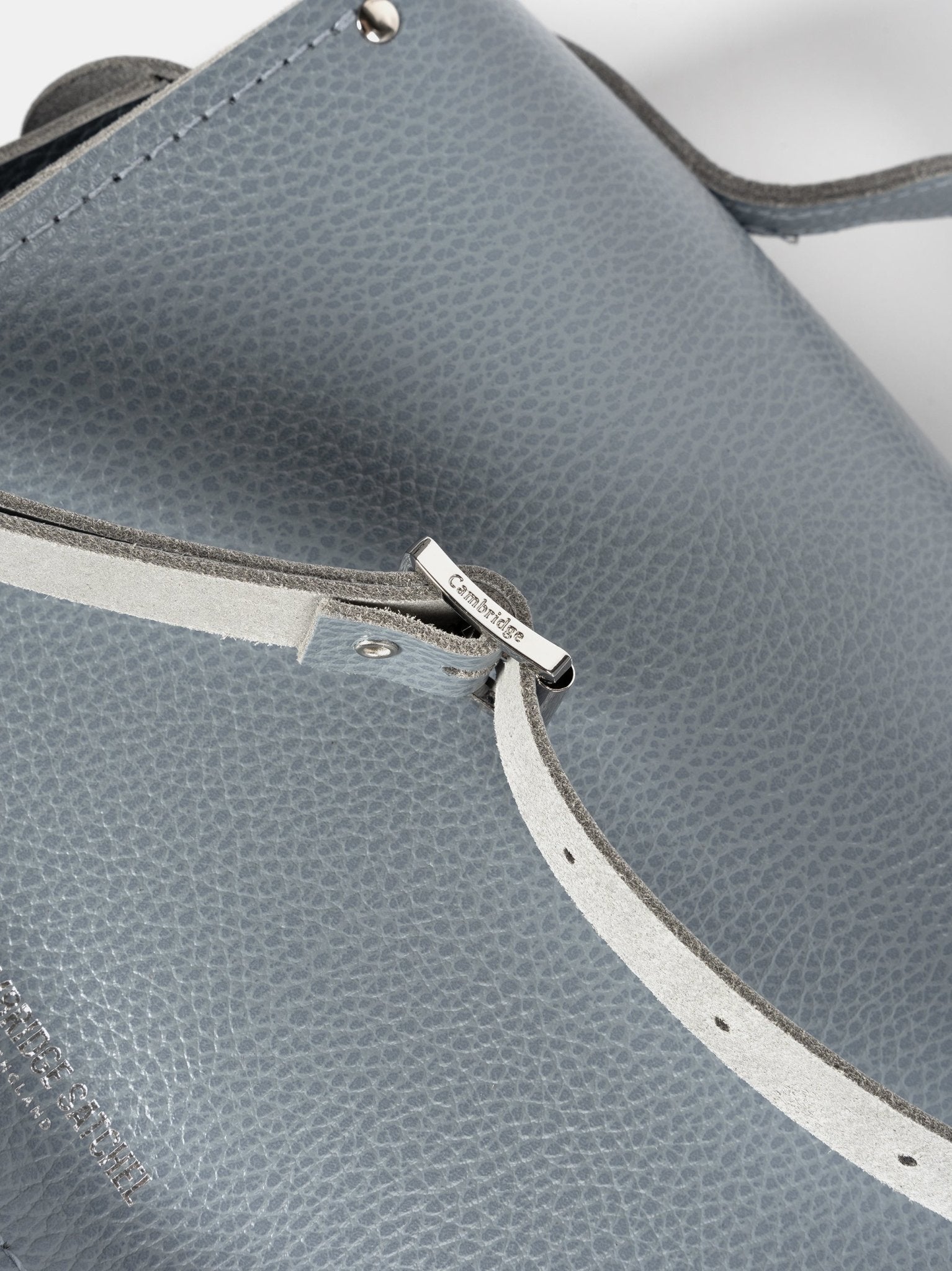 The Traveller - French Grey Celtic Grain & Macbeth Tartan - The Cambridge Satchel Co.