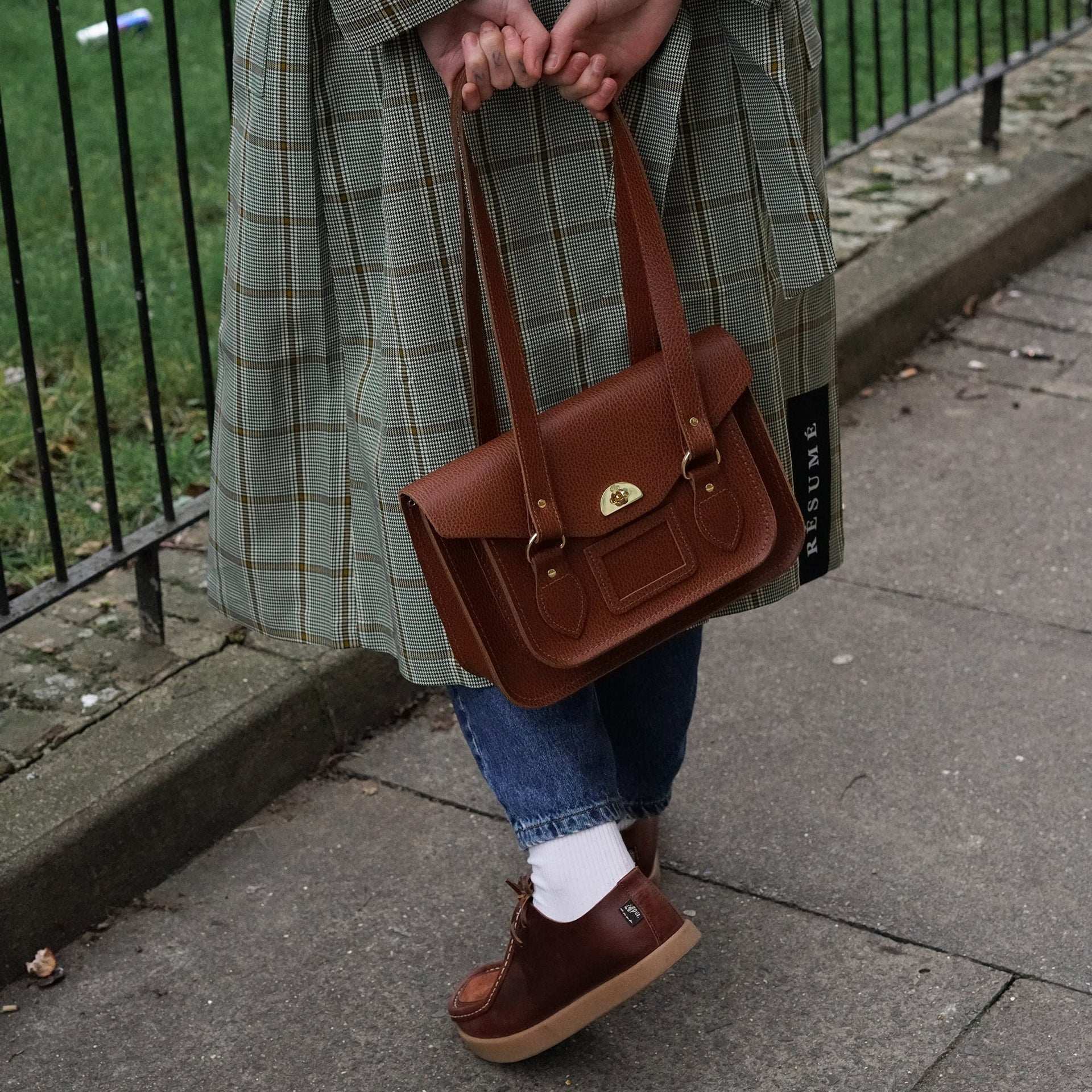 Let’s Twist Again - The Twist Lock Tote - Cambridge Satchel
