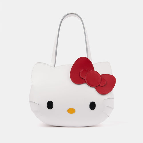 The Hello Kitty Face Tote - Brilliant White - Cambridge Satchel