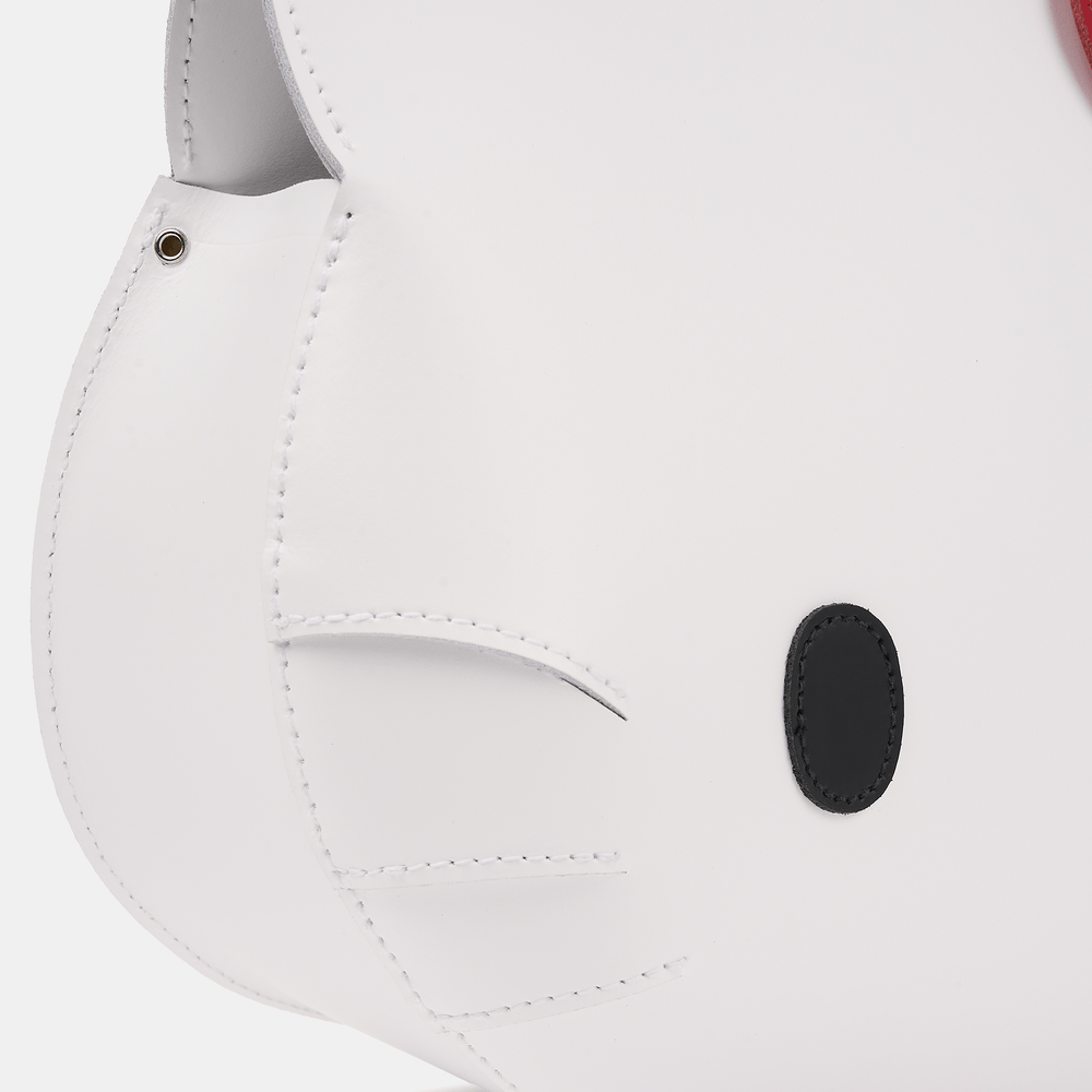 The Hello Kitty Face Tote - Brilliant White - Cambridge Satchel