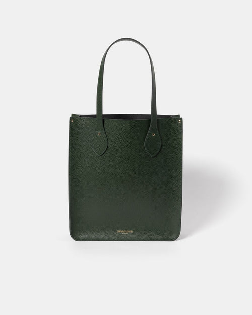 The Tote - Racing Green Celtic Grain - Cambridge Satchel