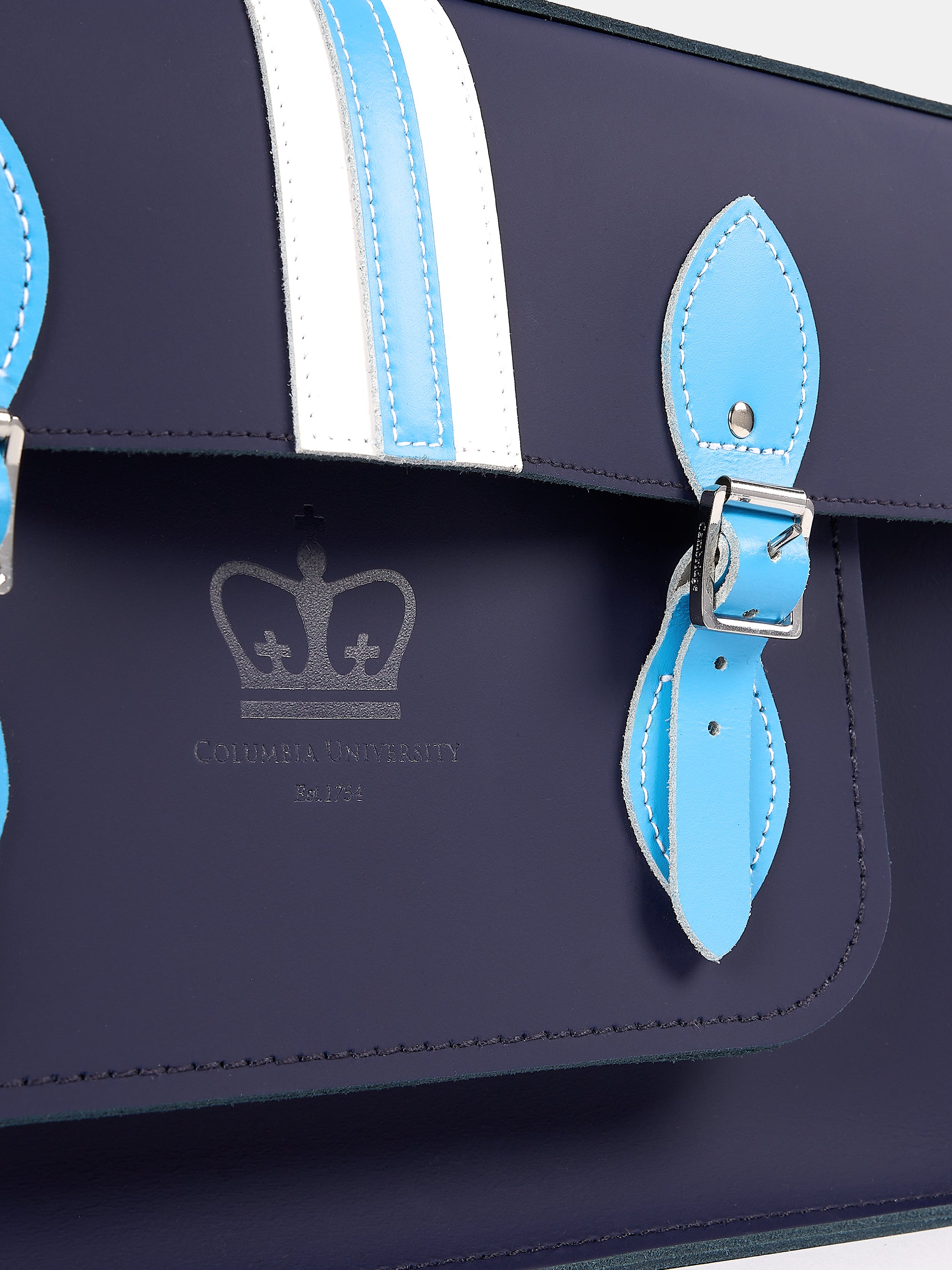 15 Inch Batchel - Midnight with Columbia University Stripe