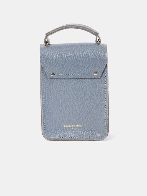 The Mini Binocular Bag - French Grey Celtic Grain