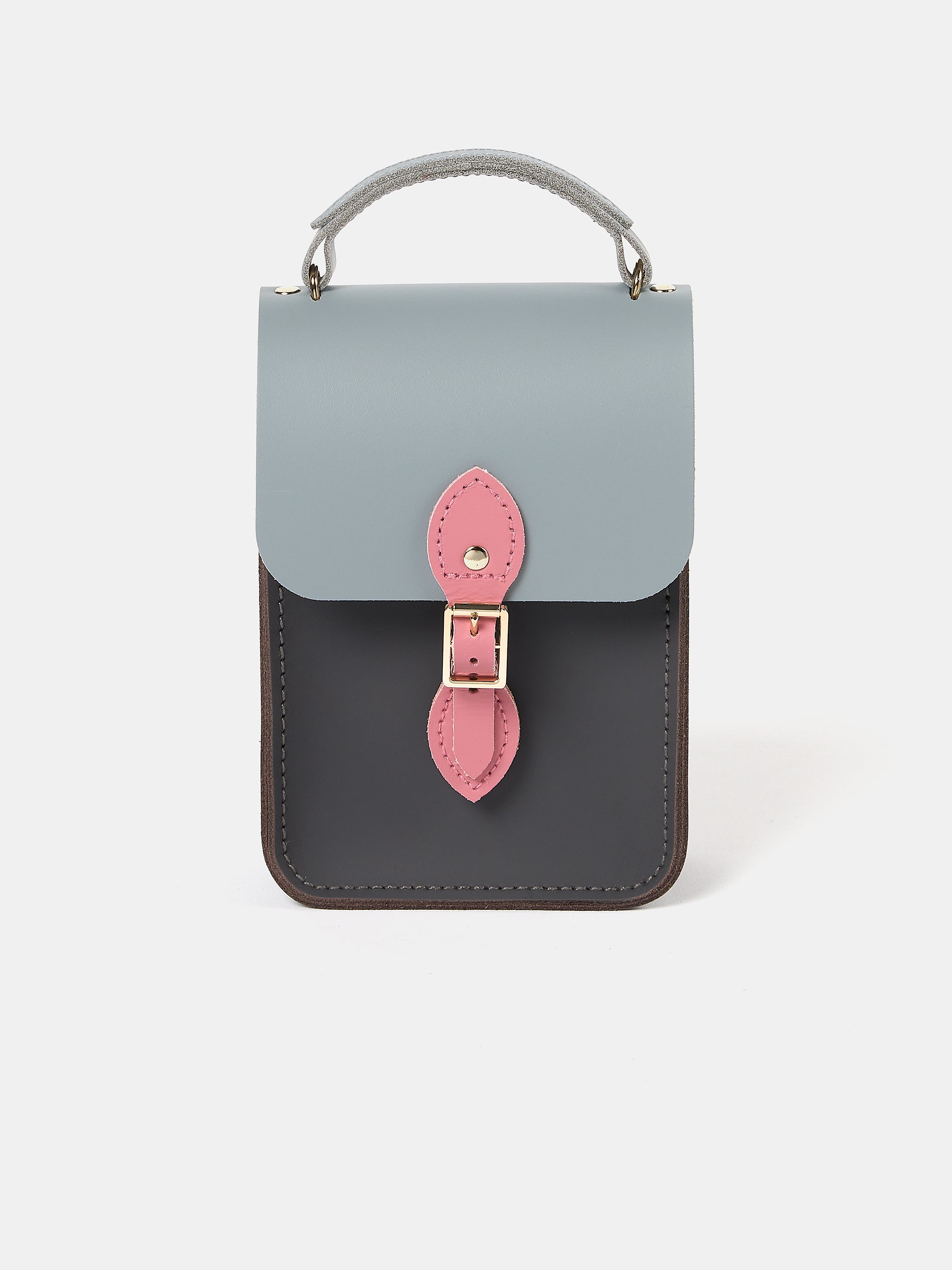 The Mini Binocular Bag - Dapple Matte, French Grey & Rose Matte
