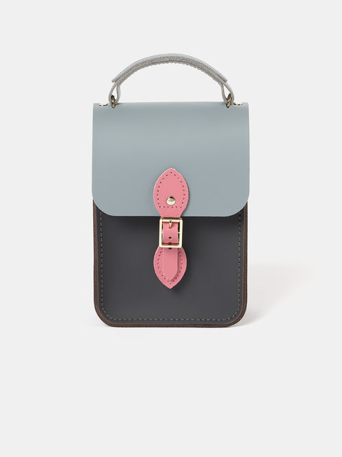 The Mini Binocular Bag - Dapple Matte, French Grey & Rose Matte