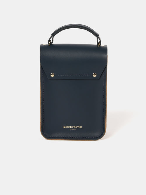 The Mini Binocular Bag - Biscuit, Navy & Chilli Jam Matte