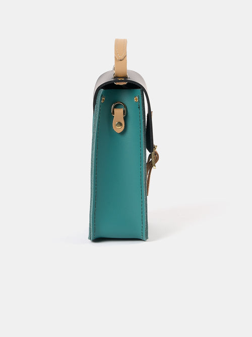 The Mini Binocular Bag - North Sea, Navy & Iced Coffee
