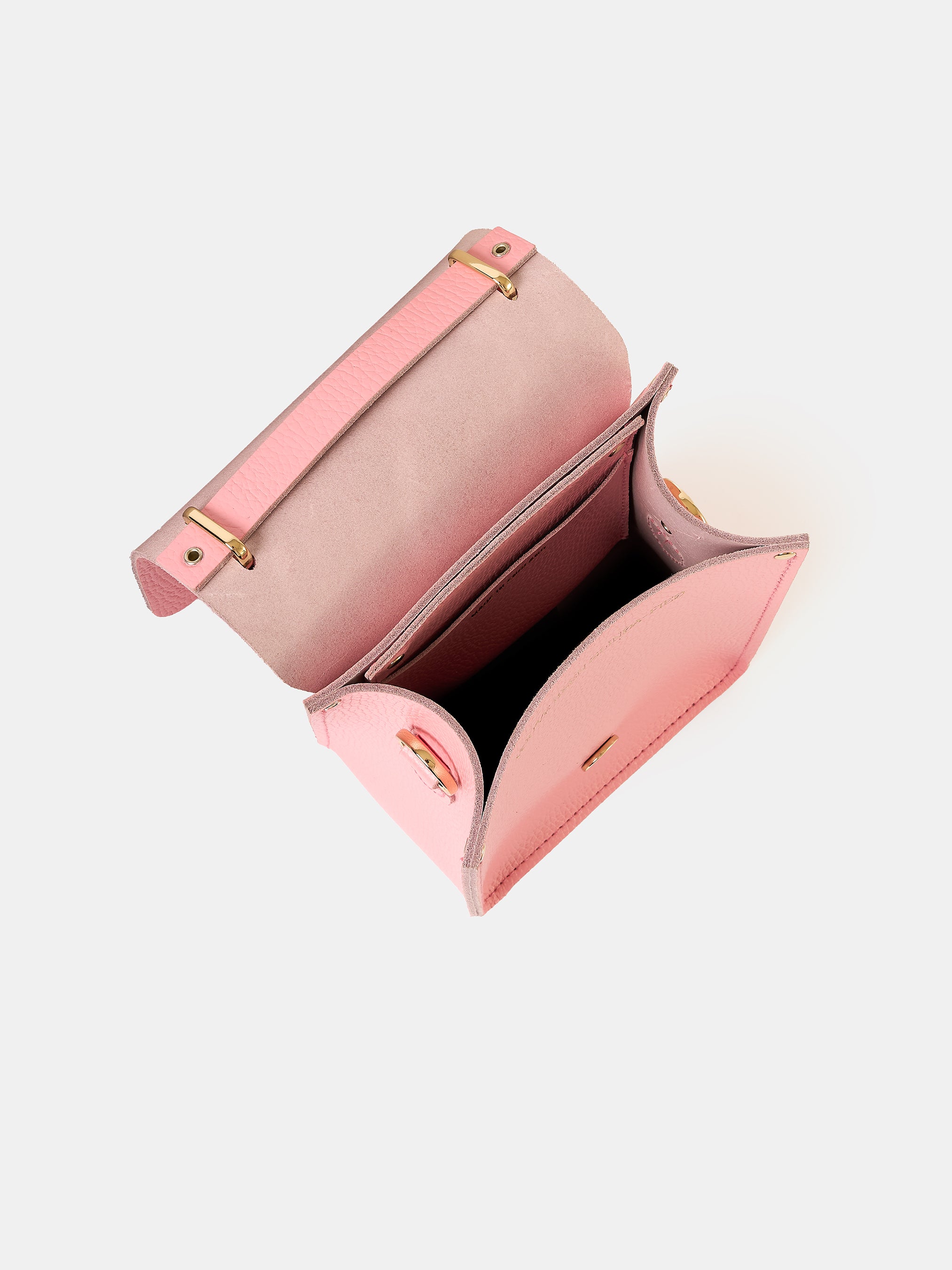 Binocular Crossbody Pink Bag - Popular Pink Celtic with 'G' Plate