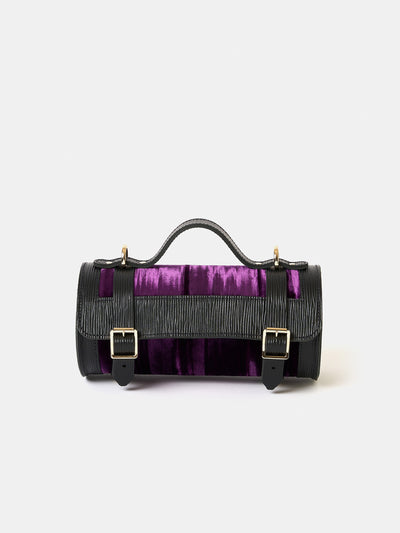  Black 1914 Grain with Purple Velvet