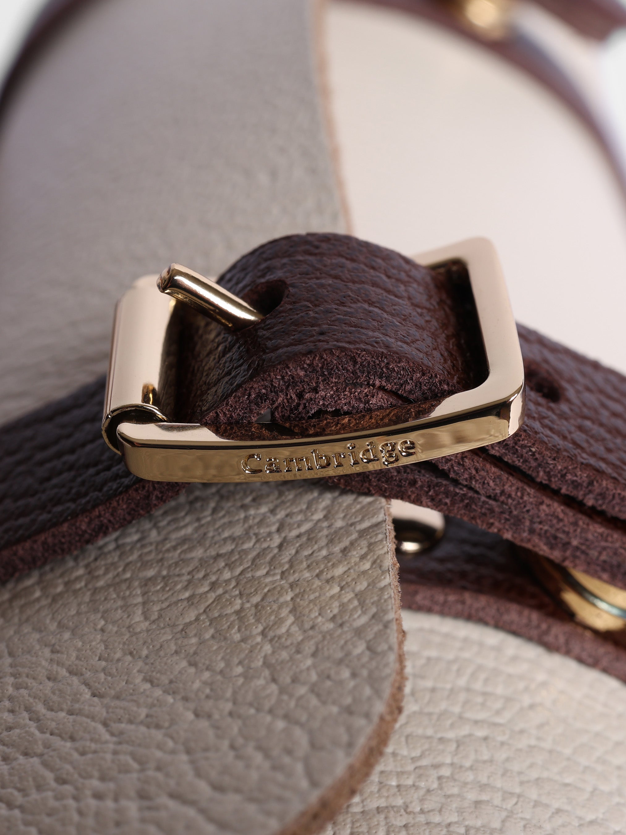 The Micro-Wide Bowls Bag - Walnut, Sheepskin & Natural Goat Grain