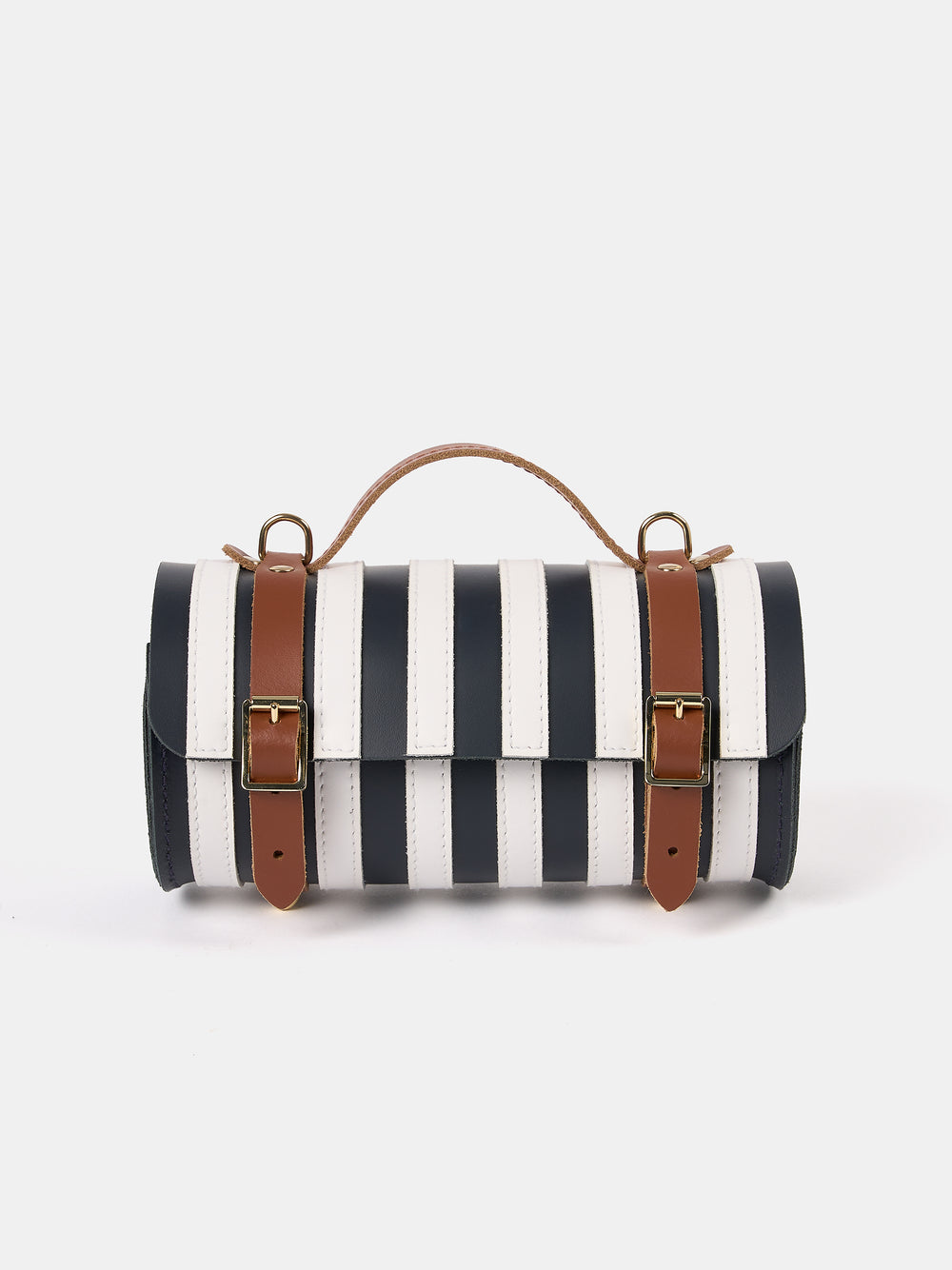 The Micro-Wide Bowls Bag - Navy, Brilliant White & Bay