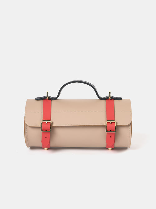 The Bowls Bag - Biscuit, Navy & Chilli Jam Matte