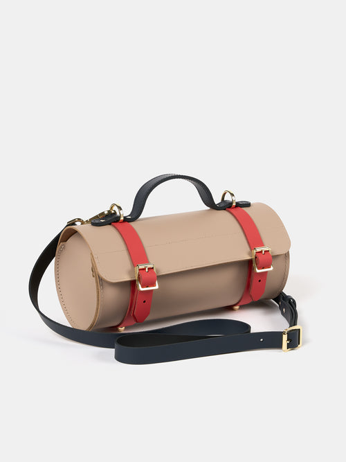 The Bowls Bag - Biscuit, Navy & Chilli Jam Matte