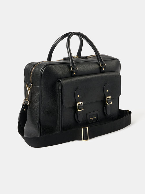 The Brief - Black Calf Grain