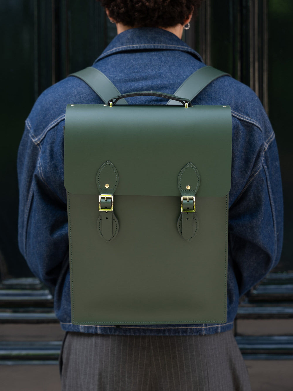 The Flâneur Backpack - Racing Green