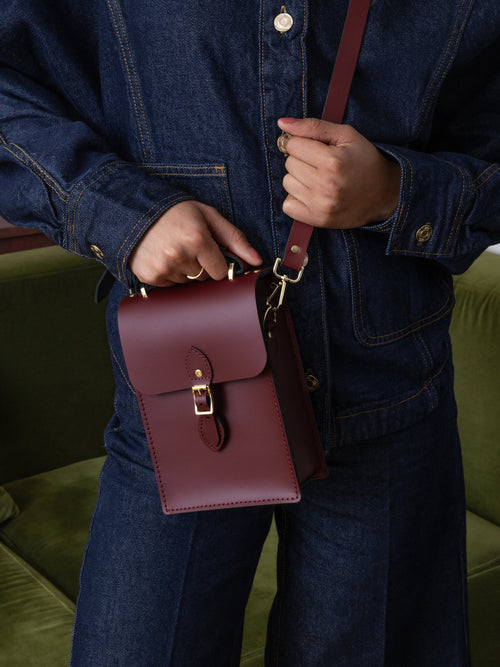 The Artisan Binocular Bag - Oxblood