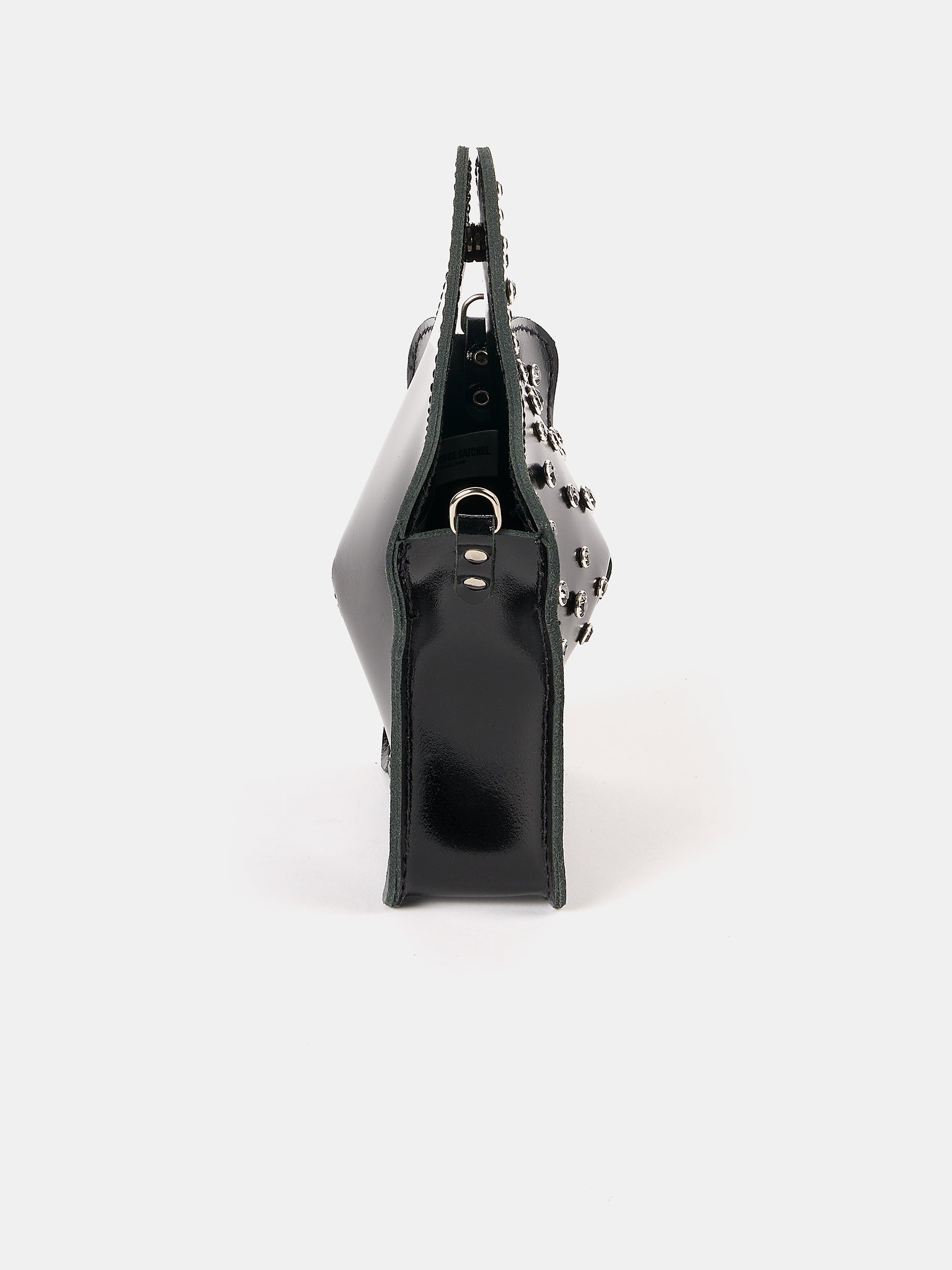 The Star Bag - High Shine Black | Swarovski® x Cambridge Satchel