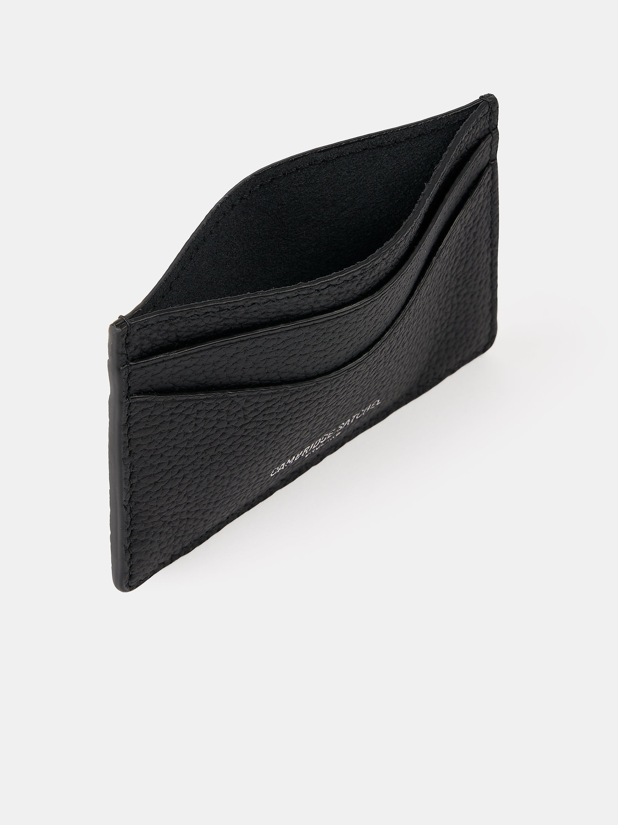 Leather Card Case | Black | Cambridge Satchel Co.