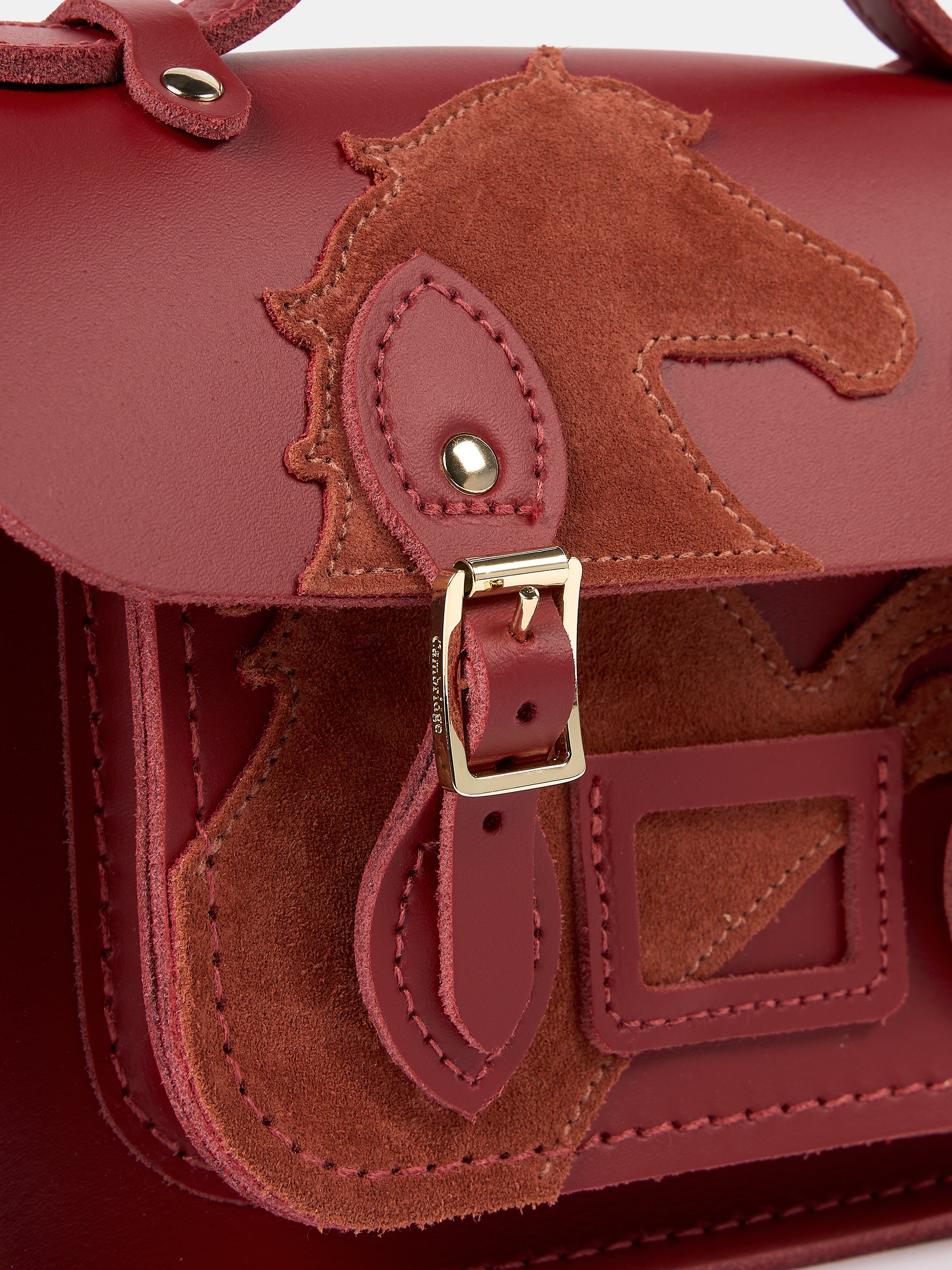 The Year of the Horse Mini - Red with Red Suede Horse