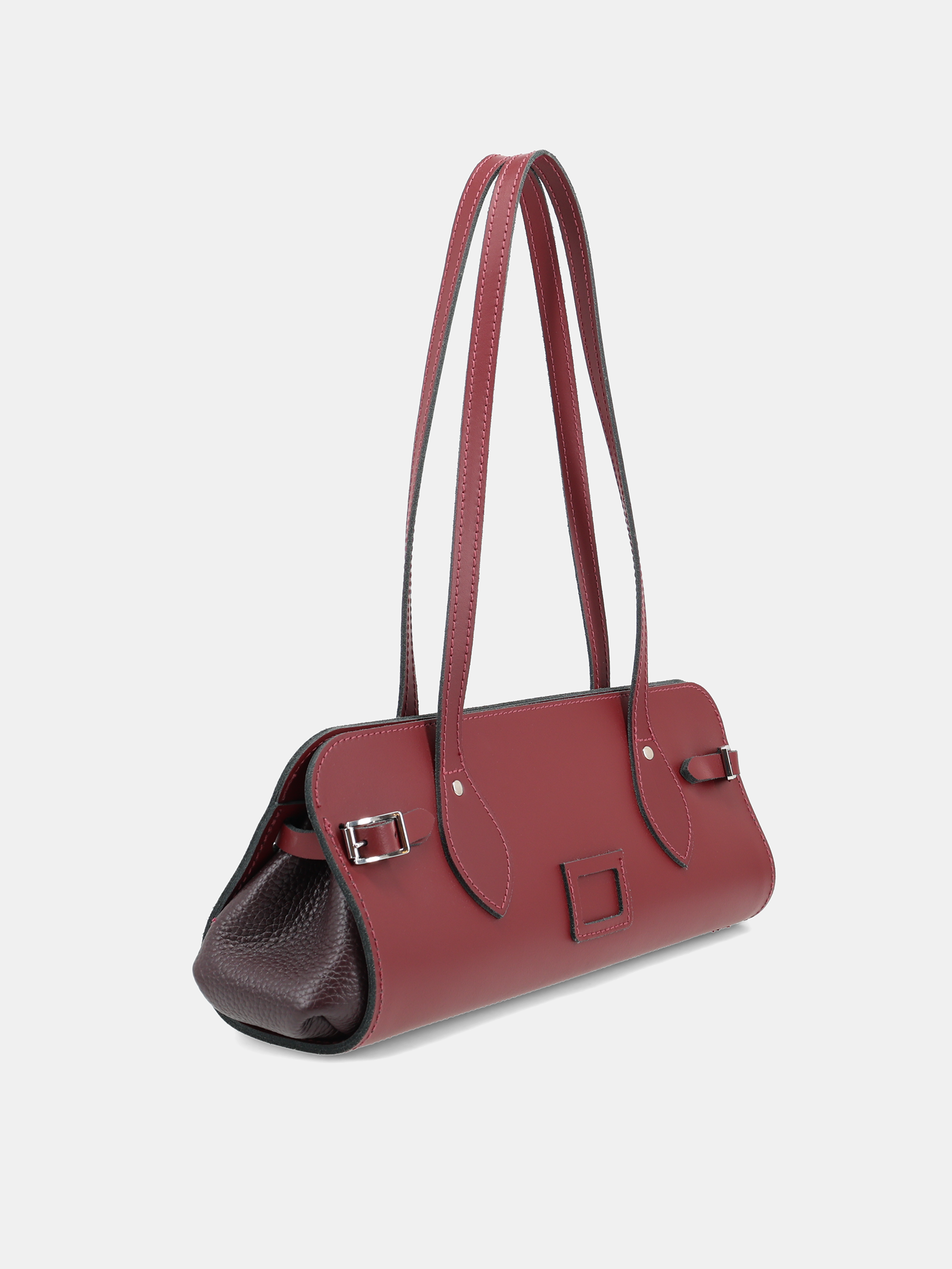 East West Shoulder Bag - Oxblood