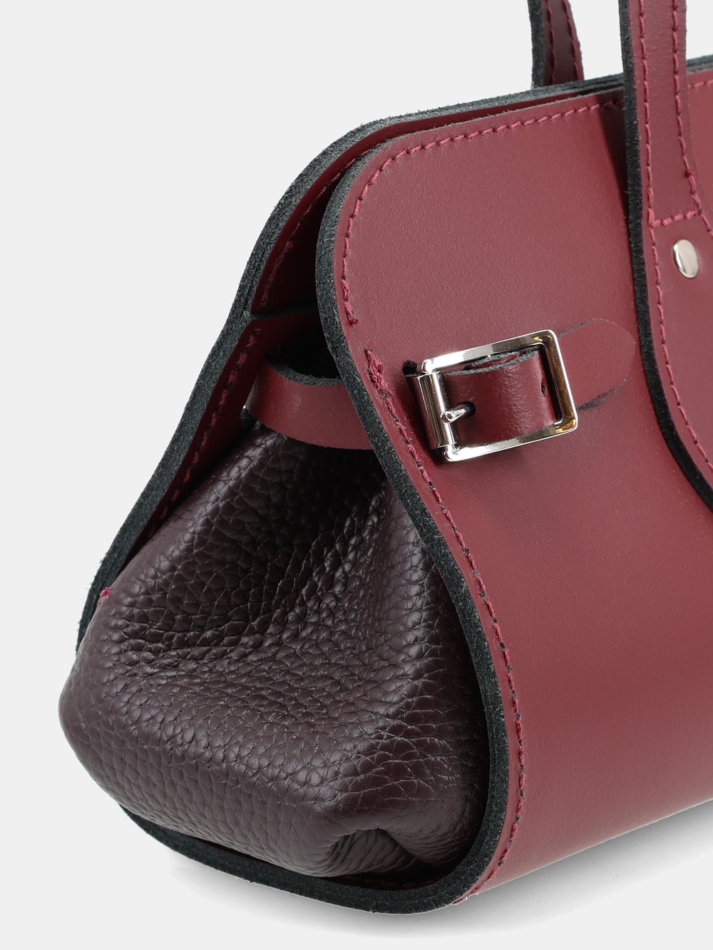 East West Shoulder Bag - Oxblood