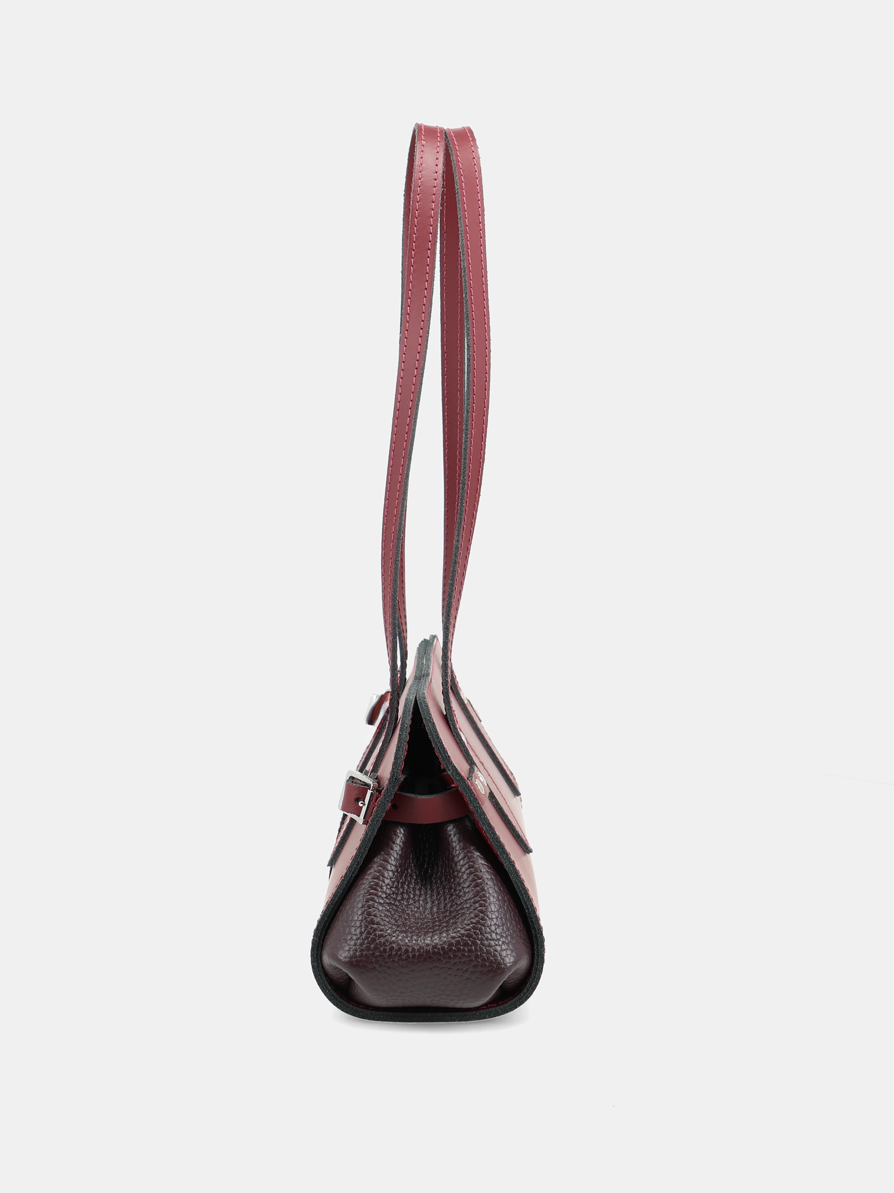 East West Shoulder Bag - Oxblood