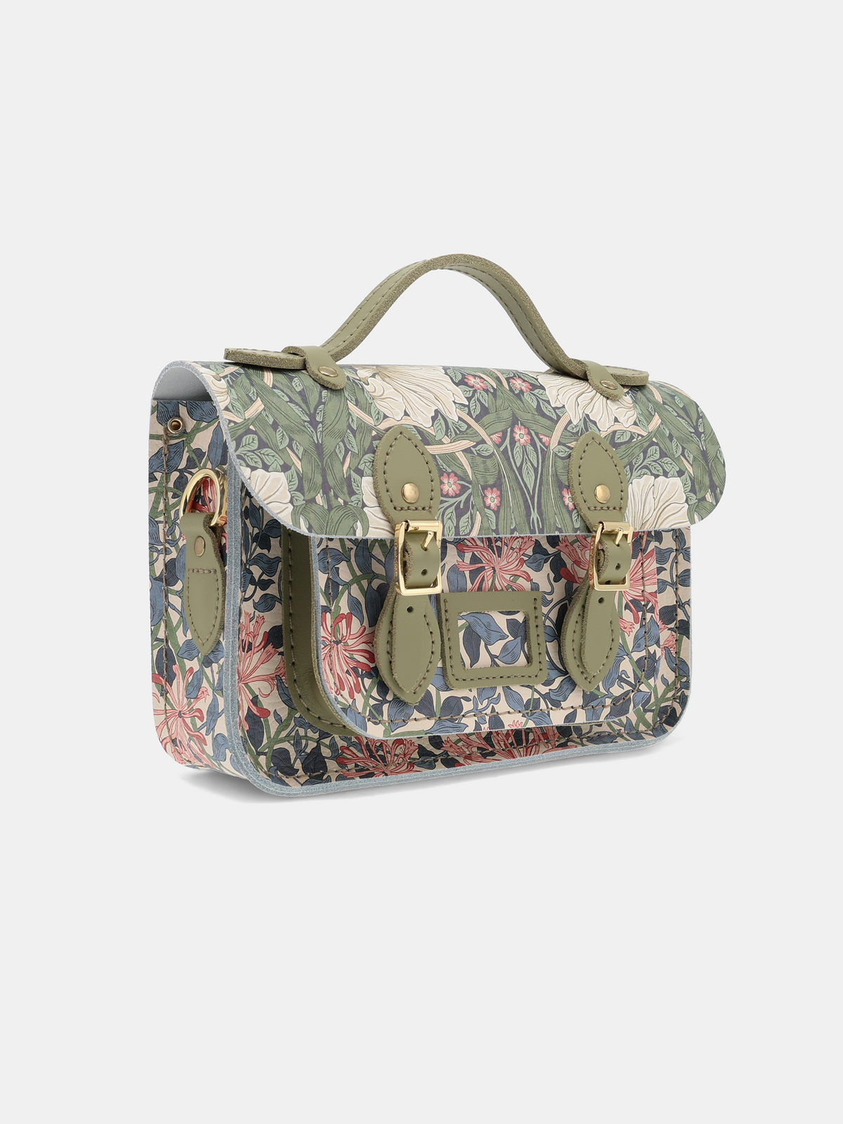 The Mini - Honeysuckle Print & Sage Green