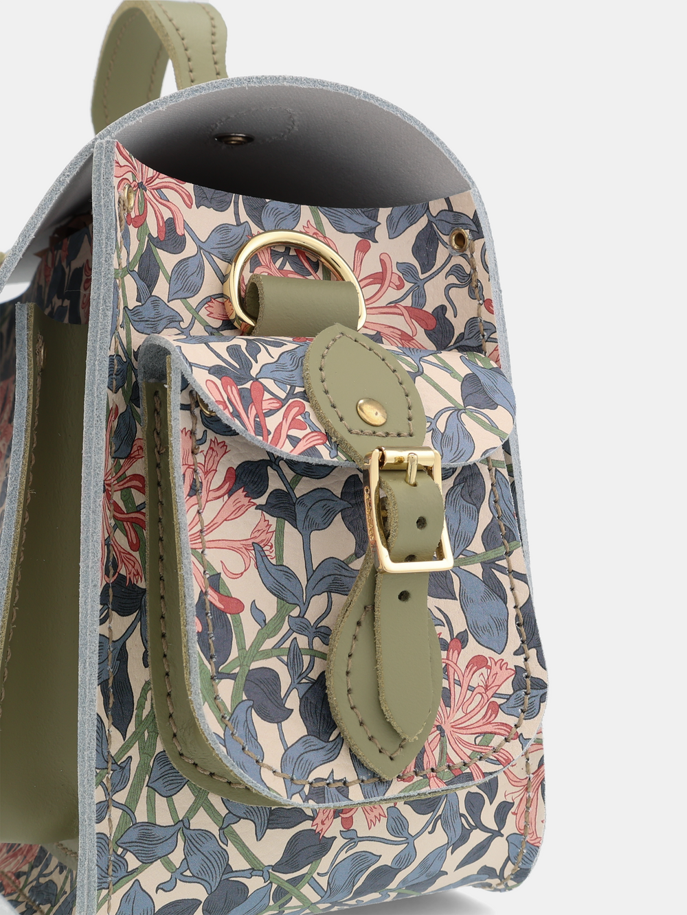 The Traveller - Honeysuckle Print & Sage Green