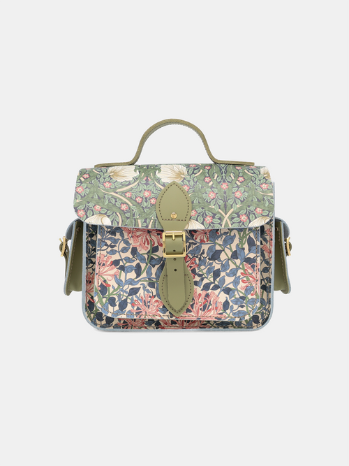 The Traveller - Honeysuckle Print & Sage Green