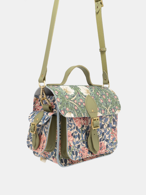 The Traveller - Honeysuckle Print & Sage Green