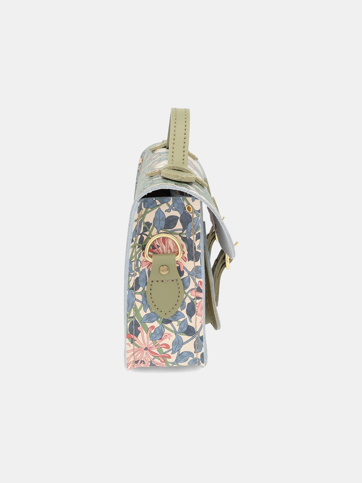 The Mini - Honeysuckle Print & Sage Green