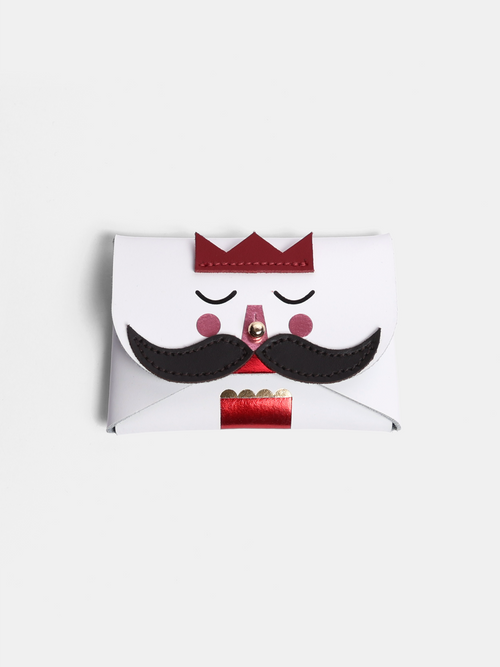 The Nutcracker Purse - White, Black & Red