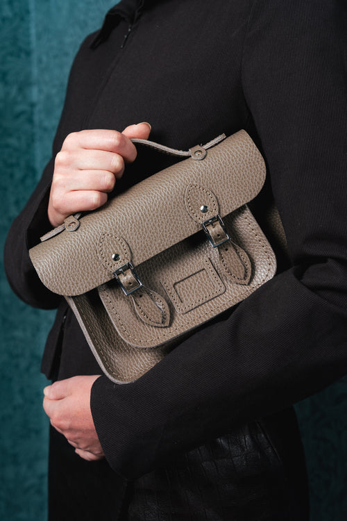 The Mini Satchel - Taupe Celtic
