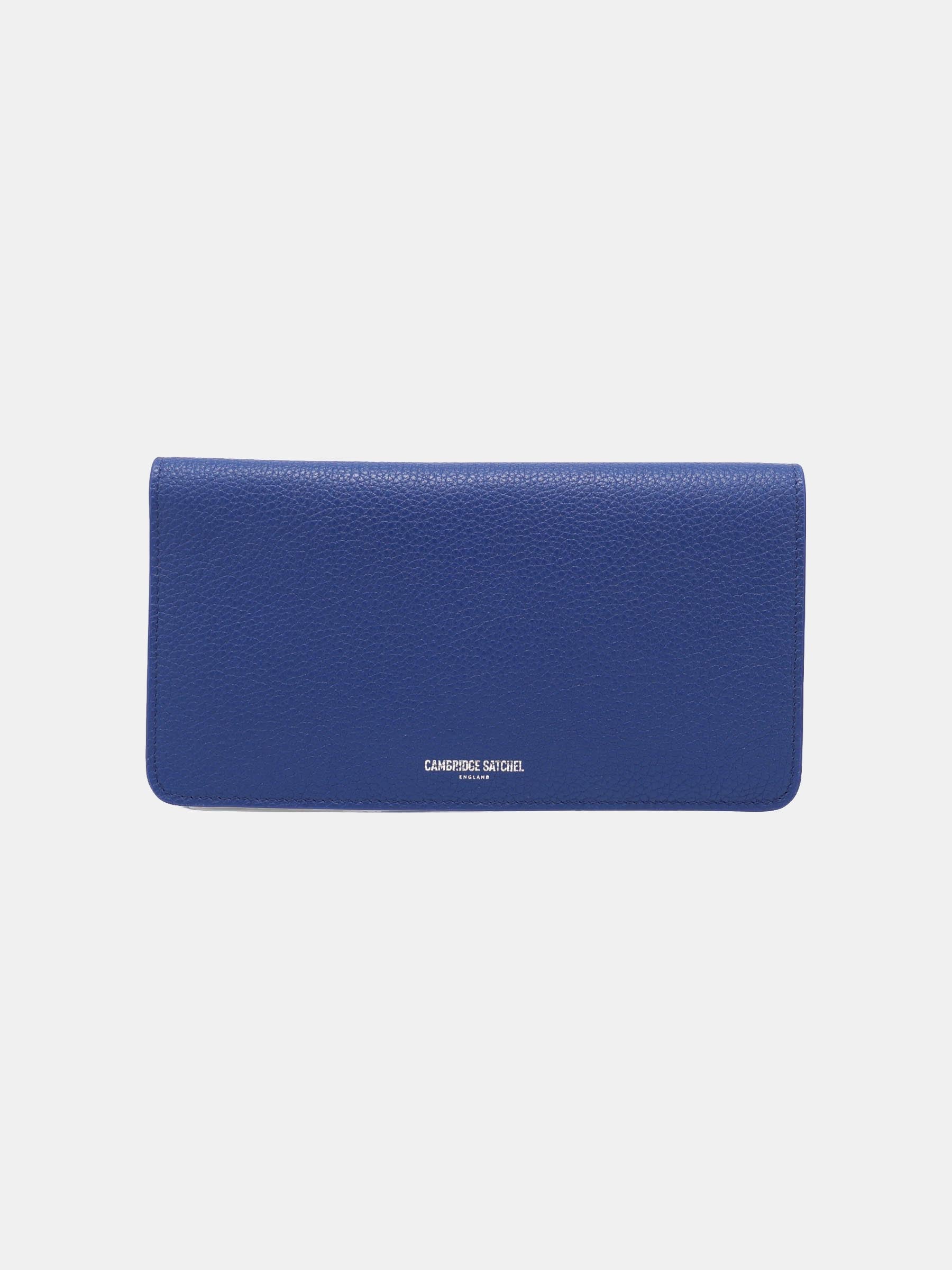 The Large Push Lock Purse - True Blue
