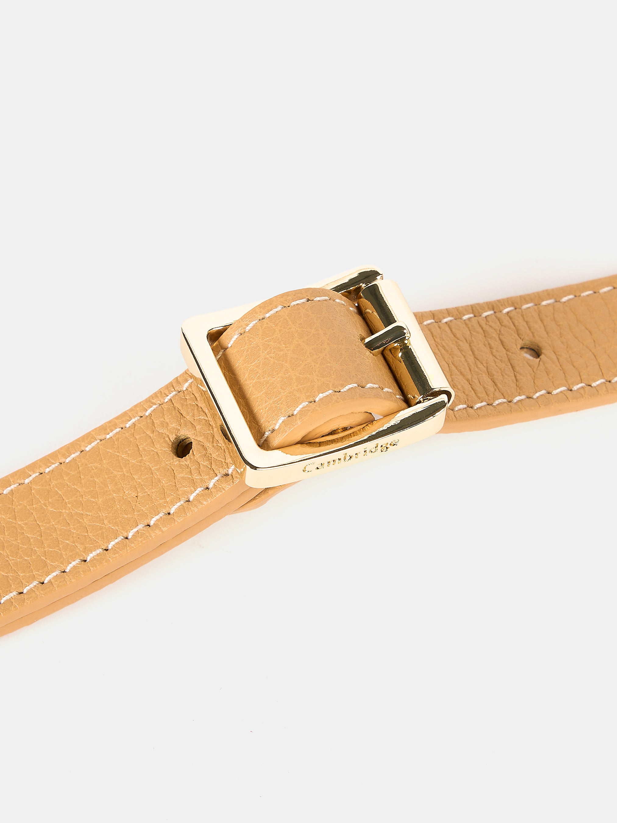 The Crossbody Strap - Sand Calf Grain